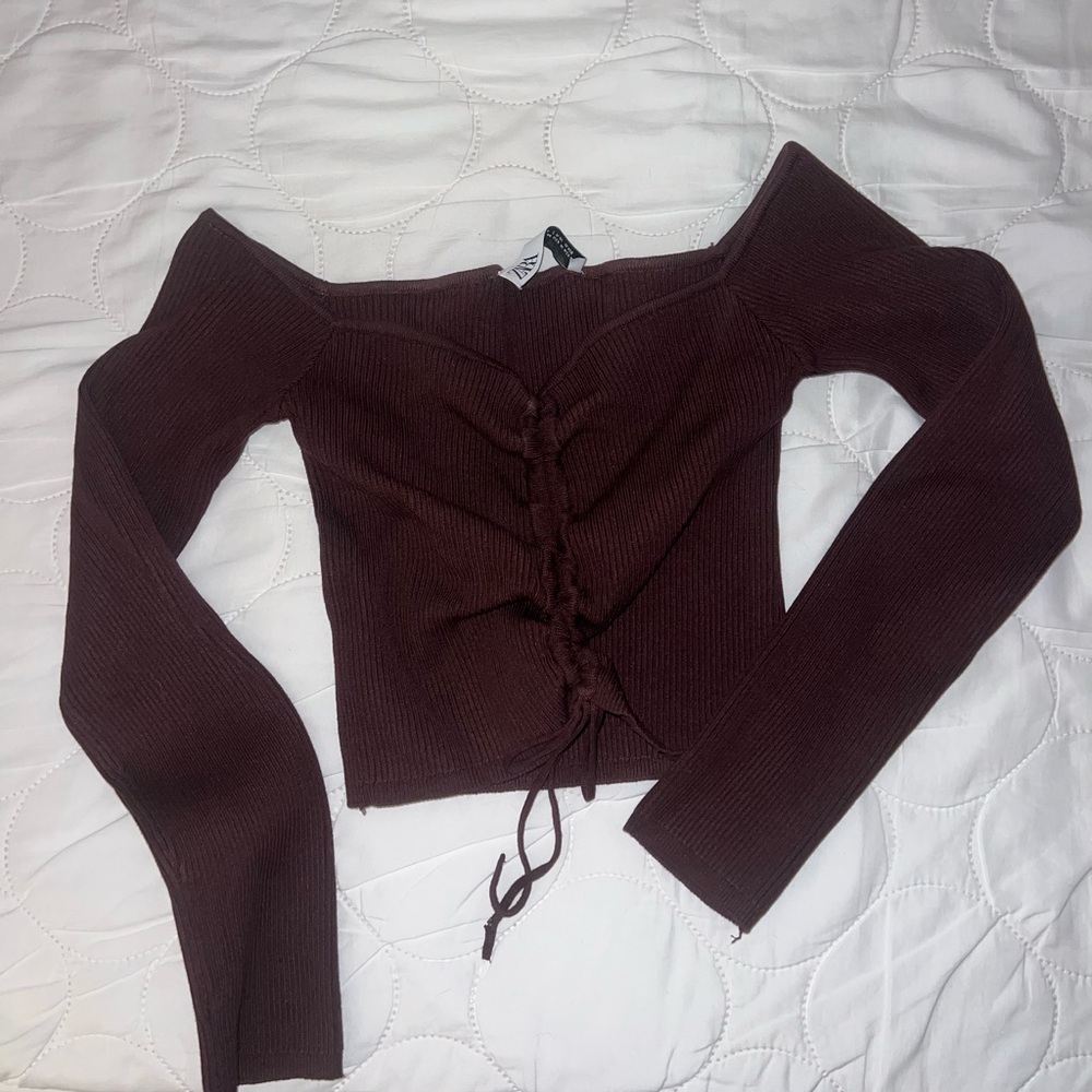 Zara off the shoulder top